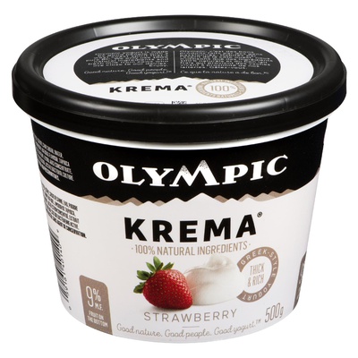 Olympic Krema - Strawberry Greek Yogurt - 9%