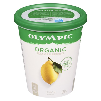 OLYMPIC ORGANIC LEMON YOGURT