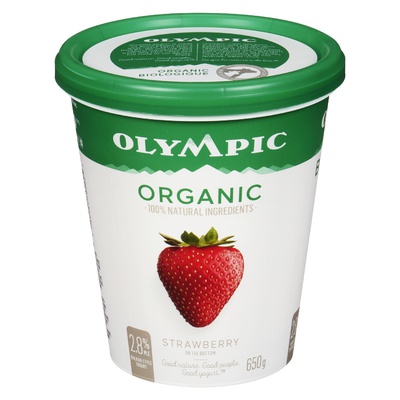 Olympic - Organic Strawberry Yogurt - 2.8%