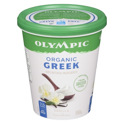 Olympic - Organic Vanilla Greek Yogurt - 3.5%