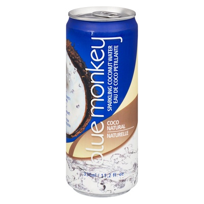 BLUE MONKEY SPRKLNG COCONUT WATR NATURAL