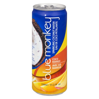 BLUE MONKEY SPRKLNG C'NUT WATER-MANGO