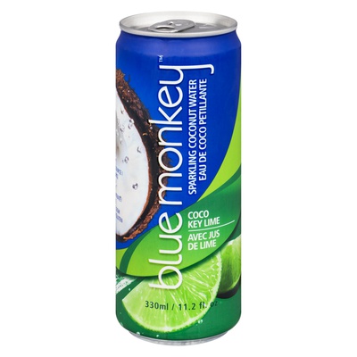 BLUE MONKEY SPRKLNG C'NUT WATER-KEY LIME