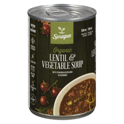 Sprague - Organic Lentil Vegetable Soup