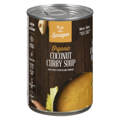 Sprague - Organic Coconut Curry Soup with Sweet Potato and Pumpkin