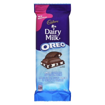 CADBURY DAIRY CHOC BAR OREO