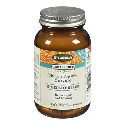 Flora - Udo's Choice Digestive Enzyme Immediate Relief