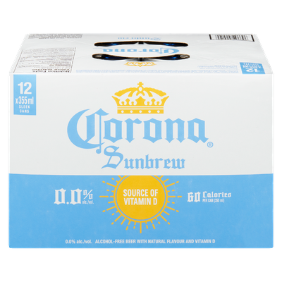 Corona - Non-Alcoholice Beer Sunbrew Cans