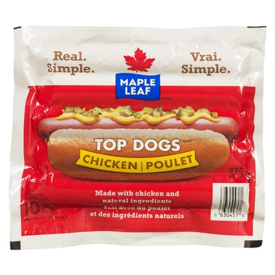 M'LEAF TOP DOG CHCKN WEINERS