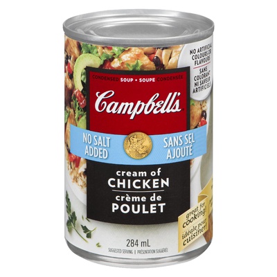 Campbell's - No Salt Added Cream of Chicken Soup