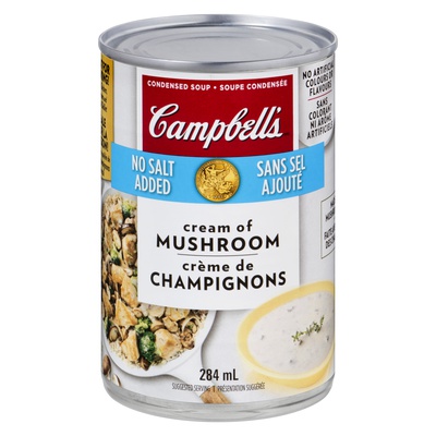 Campbell's - No Salt added Cream of Mushroom Soup