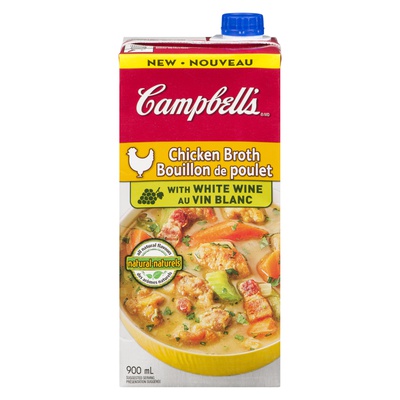 CAMPBELLS BROTH CHICKEN WITH WHITE WINE
