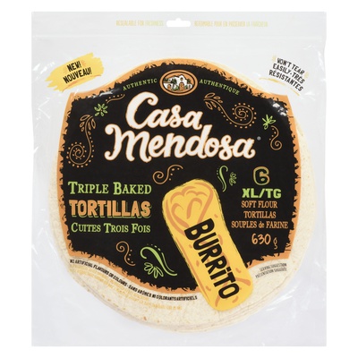 CASA MENDOSA TORTILLA TRIPLE BAKED XL