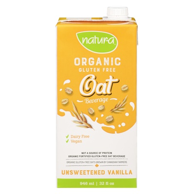 Natura - Organic Gluten Free Vanilla Oat Milk