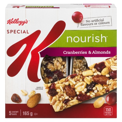 Kelloggs - Special K Nourish Bars with Cranberries and Almonds