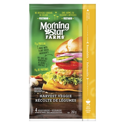 MORNING STAR FARMS BURGER VEGETABLE
