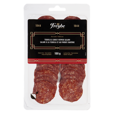 Freybe - Tequila - Ghost Pepper Salami Slices