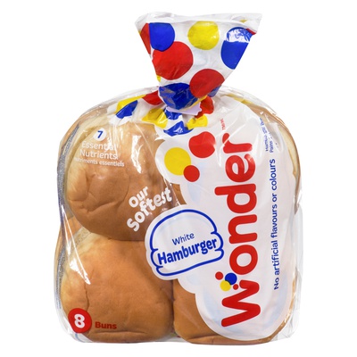 WONDER + HAMBURGER BUNS