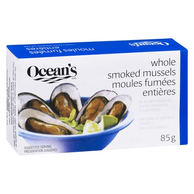 OCEANS SMOKED MUSSELS