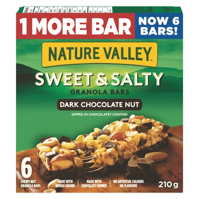 Nature Valley - Sweet & Salty Dark Chocolate Nut Granola Bars