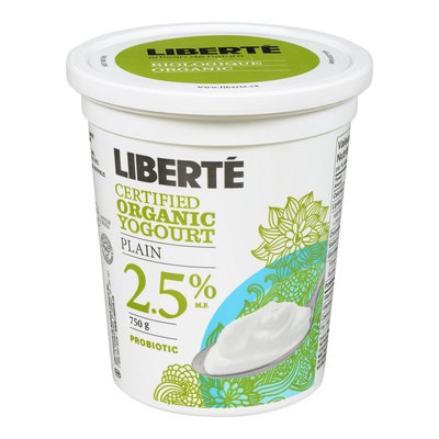 LIBERTE Organic PLAIN YOGURT