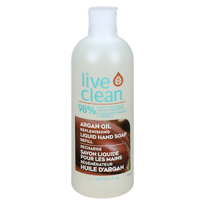 Live Clean - Argan Oil Replenishing Liquid Hand Soap Refill