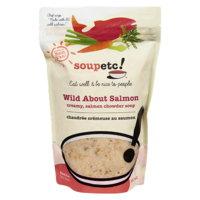 SOUP ETC! WILD ABOUT SALMON CHOWDER