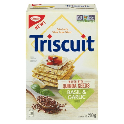 CHRISTIES TRISCUIT BASIL GARLIC & QUINOA