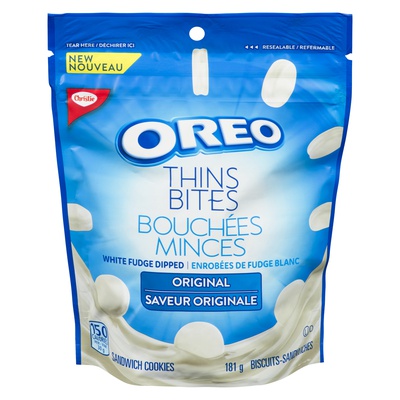 OREO THIN BITES WHITE FUDGE