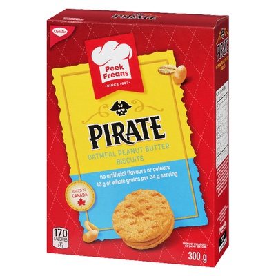 Peek Freans - Pirate Oatmeal Peanut Butter Biscuits