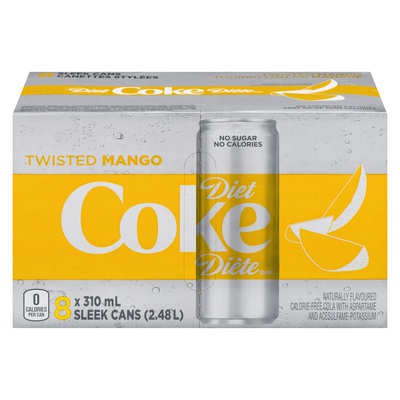 DIET COKE TWISTED MANGO 310ml