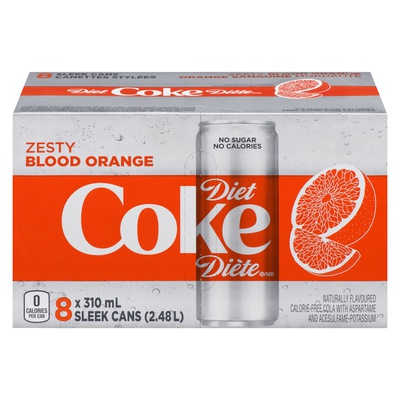 DIET COKE BLOOD ORANGE 310ml