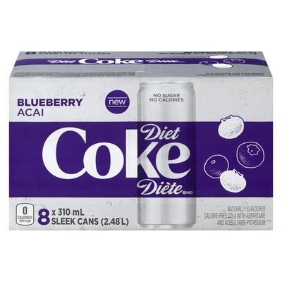 DIET COKE BLUEBERRY ACAI 310ml