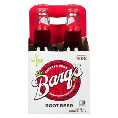 BARQS ROOT BEER 4x355ml