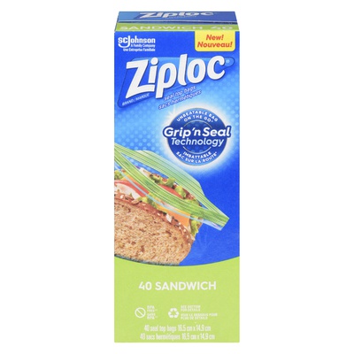 Ziploc - Grip'n'Seal Sandwich Bags