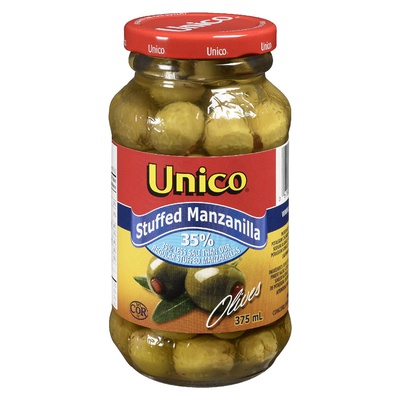 Unico - Stuffed Manzanillo Olives - Less Salt