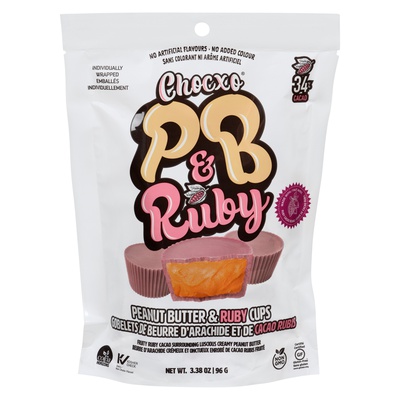 CHOCOXO RUBY PEANUT BUTTER CUPS