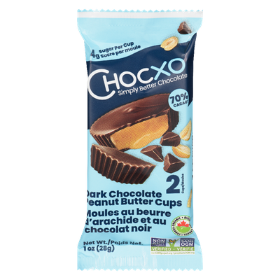Chocxo - Keto 70% Dark Chocolate Peanut Butter Cups