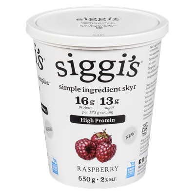 Siggi's - Simple Skyr Raspberry Yoghurt 2%