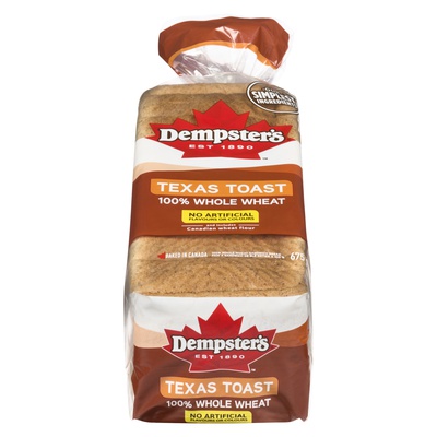 DEMPSTER TEXAS TOAST WHOLE WHEAT