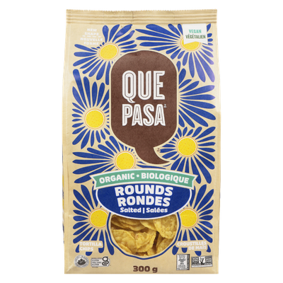 Que Pasa - Organic Unsalted Tortilla Chip Rounds