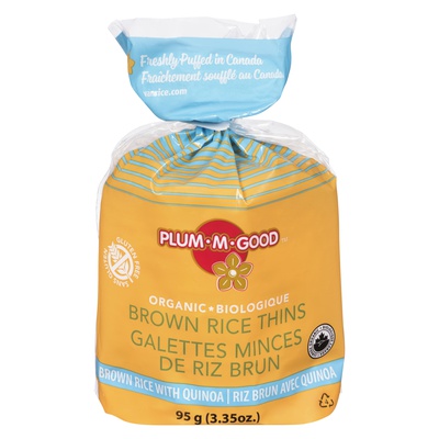 Plumm Good - Organic Quinoa & Brown Rice Thins