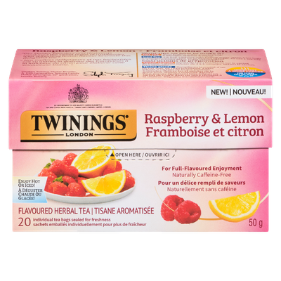 Twinings - Raspberry & Lemon Flavoured Herbal Tea