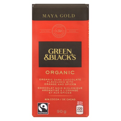 GREEN & BLACKS ORG CHOCOLATE DARK MAYA