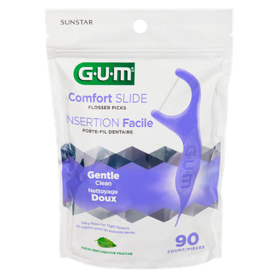 Gum - Comfort Slide Flossers, Mint