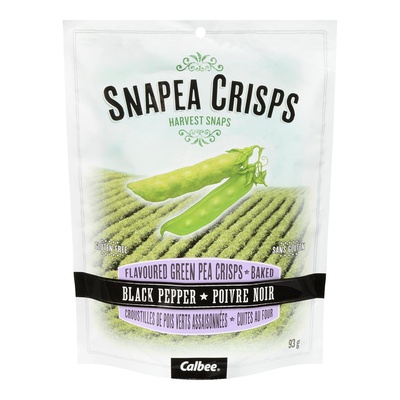 Harvest Snaps - Black Pepper Baked Green Pea Crisps