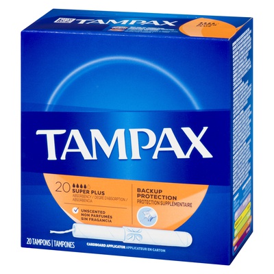TAMPAX TAMPONS SUPER PLUS