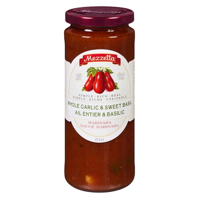 MEZZETTA MARINARA GARLIC & SWEET BASIL