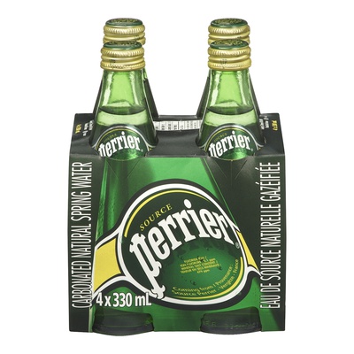 Perrier - Carbonated Natural Spring Water Glass Bottles