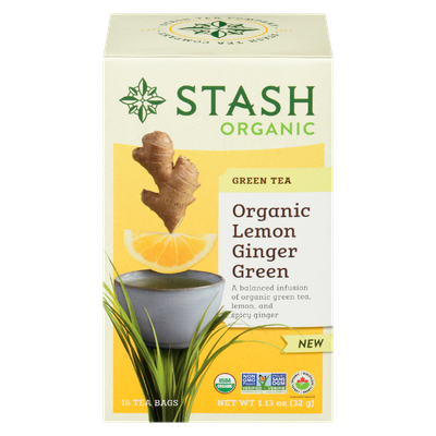 STASH ORG LEMON GNGR GREENTEA